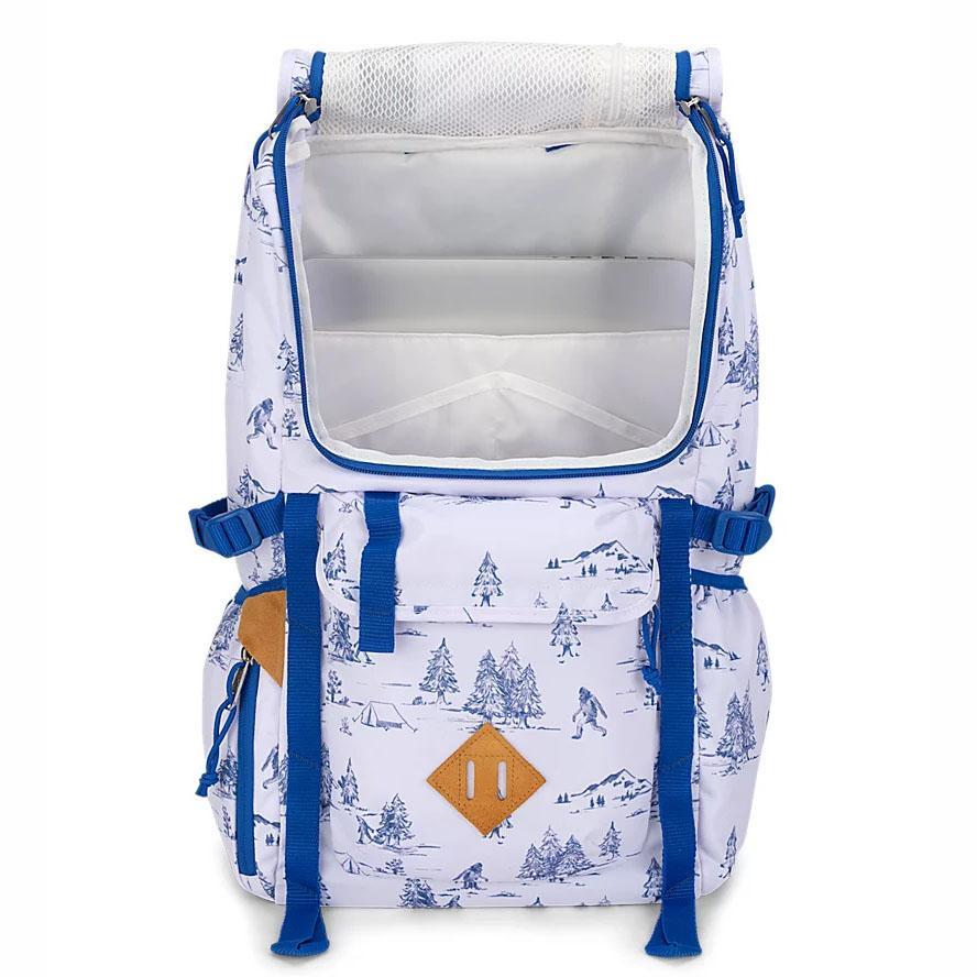 Sac A Dos Voyage JanSport Promotion Hatchet Blanche Bleu